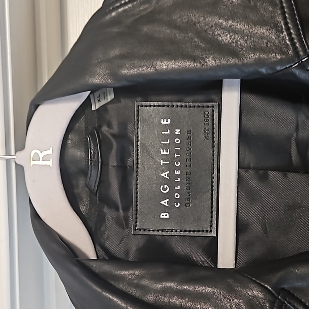 Bagatelle Women's Black Leather Jacket - Picture 2 of 7